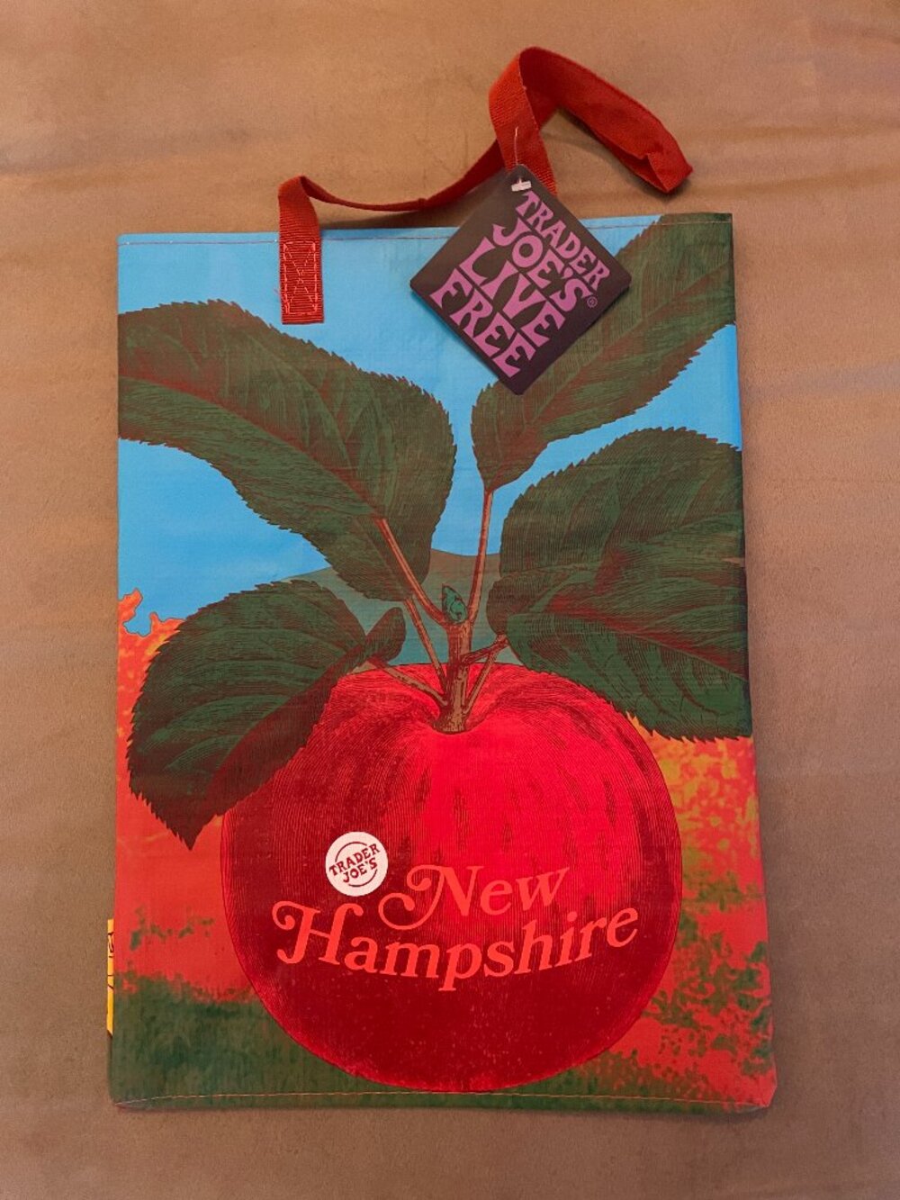 Trader Joe's TJs LIMITED EDITION Tote - New Hampshire NH State Bag